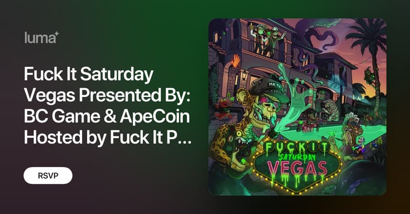 FuckItProd's tweet card. The main Saturday night experience of ApeFest 2025. Fuck It Productions × Mutant Cartel x Boring Yachts, powered by BC Game & ApeCoin take over the legendary…