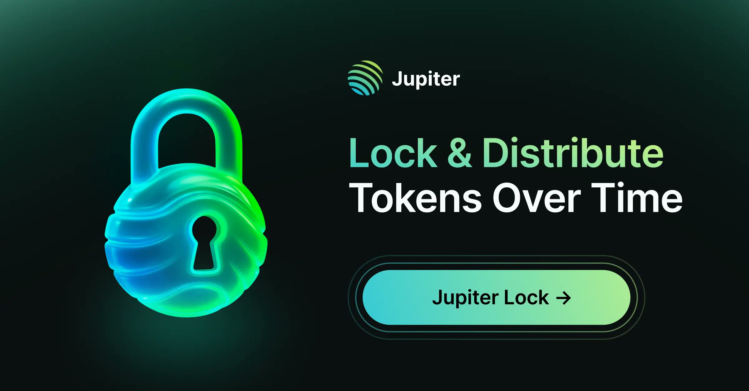 FTimecrypto's tweet card. Lock & distribute tokens over time with this open-sourced and audited program.