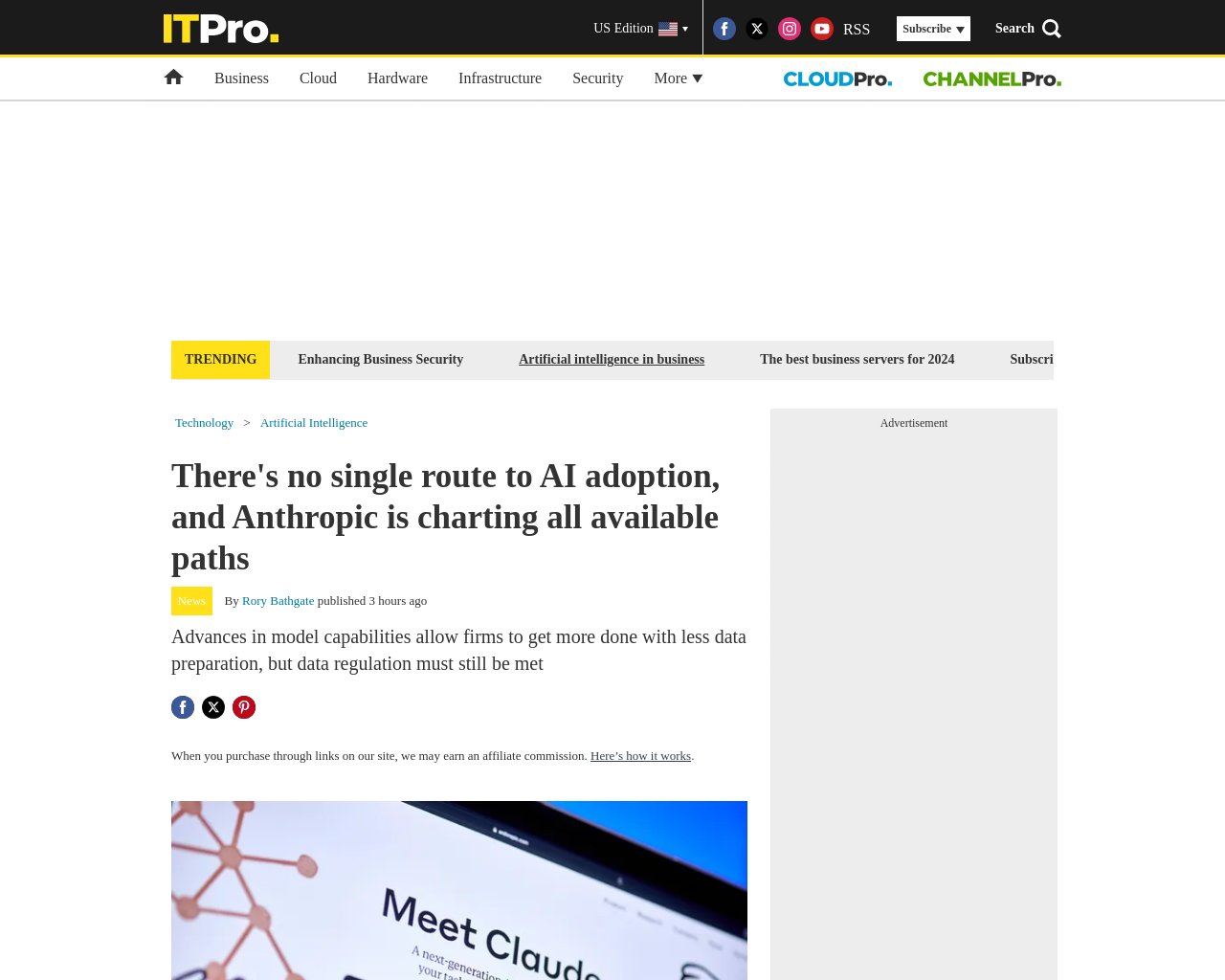 managetech_inc's tweet card. 要約: モデルの能力向上により、企業はデータの準備を少なくしてより多くの作業を行うことが可能になった。 データ