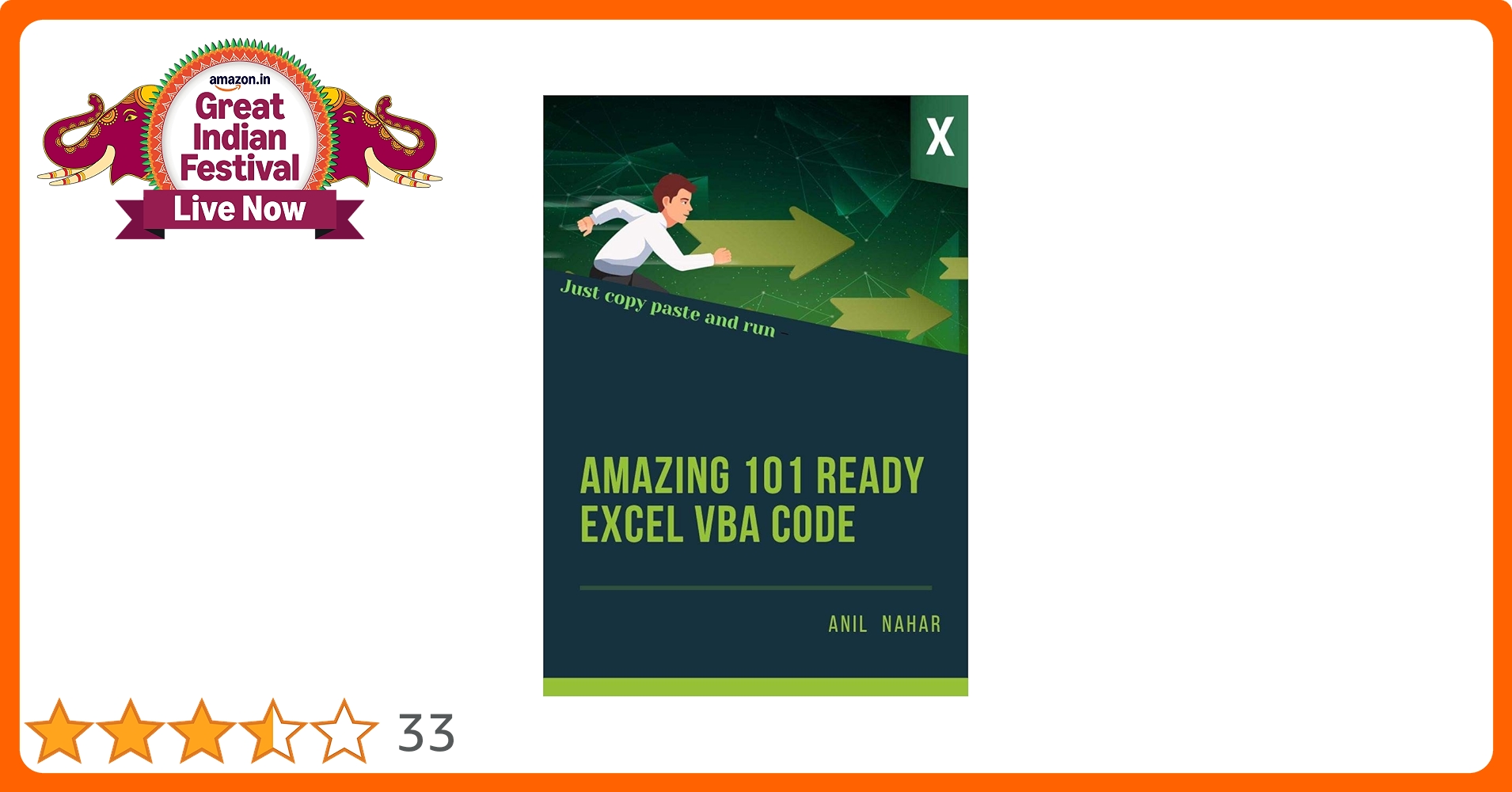 aniljainmca1's tweet card. This is first Excel VBA programming books having ready code available just do copy paste and run.If you want to save time and increase your productivity rate, this book will help you develop the...