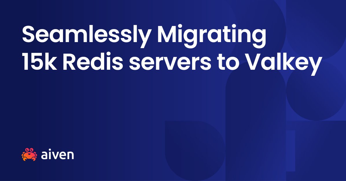 AWSOpen's tweet card. We are leading the way in offering a smooth path to move your current Redis® setups to a fully open-source managed Valkey service.