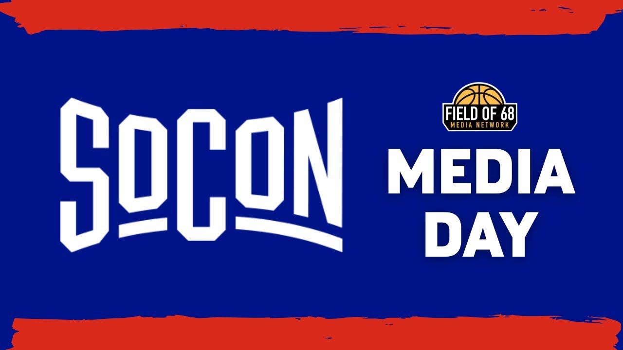 TheFieldOf68's tweet card. 2025 SOCON MEN'S AND WOMEN'S BASKETBALL MEDIA DAY | FIELD OF 68