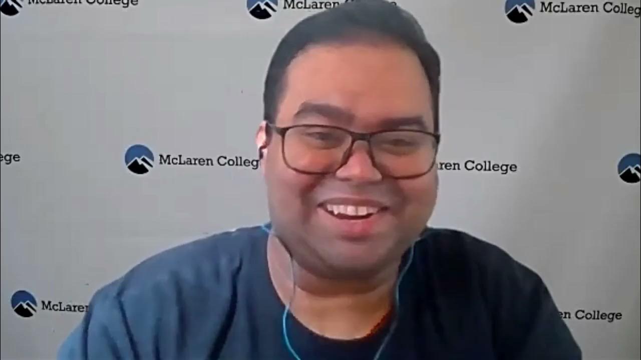 McLarenCollege's tweet card. Student Feature: Amitkumar Mishra