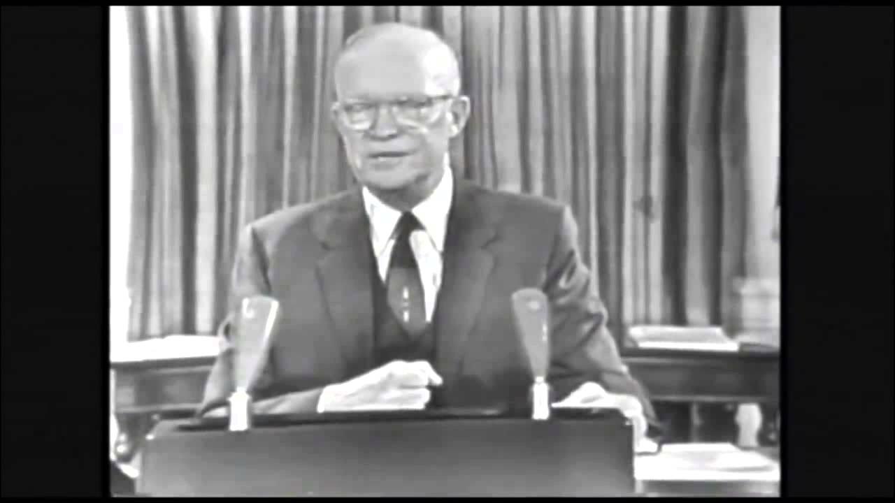 realhucksmith's tweet card. Eisenhower Farewell Address (Best Quality) - 'Military Industrial...