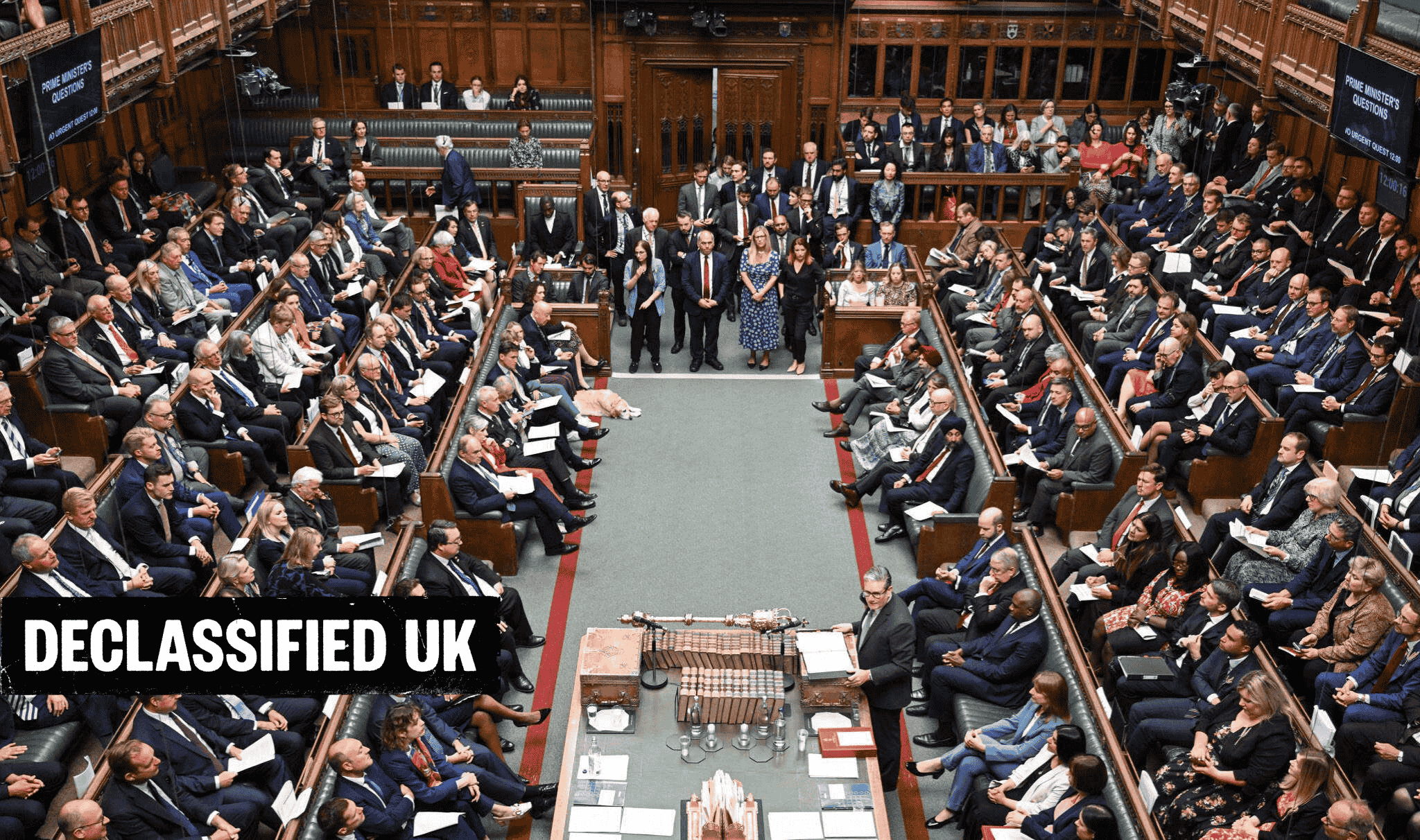 declassifiedUK's tweet card. MPs condemn ‘sinister move’ to deny access to Declassified reporters.