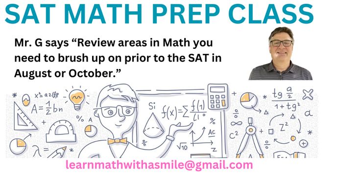 LearnmathW's tweet card. This past June I helped a student prepare for the SAT Math test by giving him a variety of past SAT Math questions. I gained alot of insights about the SAT Math test that I want to share with...