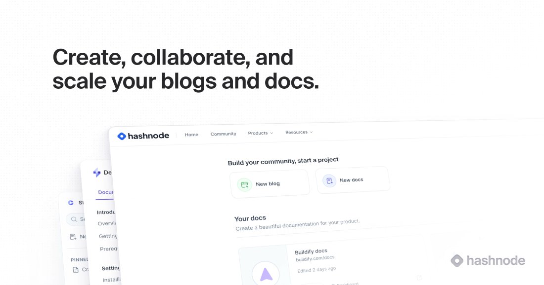 leonnoel's tweet card. Hashnode empowers developers and teams to effortlessly create blogs, API documentation, and developer hubs. Enjoy a lightning-fast, AI-powered platform with customizable workflows, GitHub sync, and...