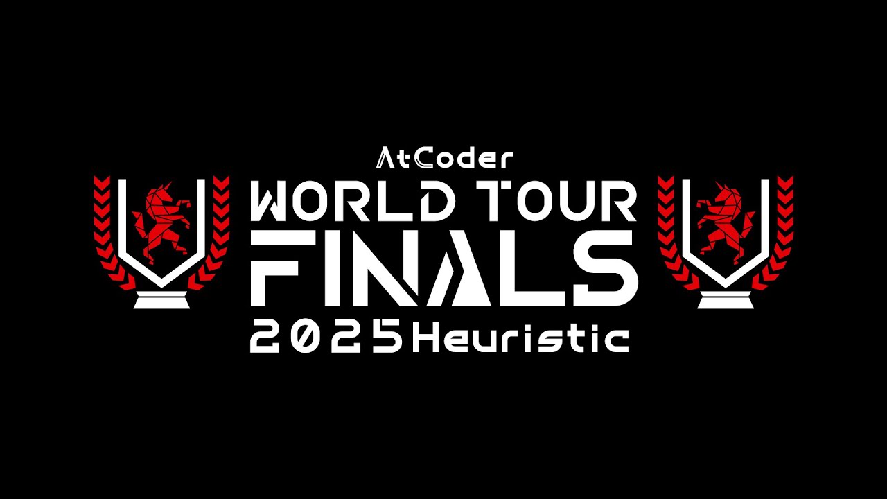 atcoder's tweet card. AtCoder World Tour Finals 2025 Heuristic