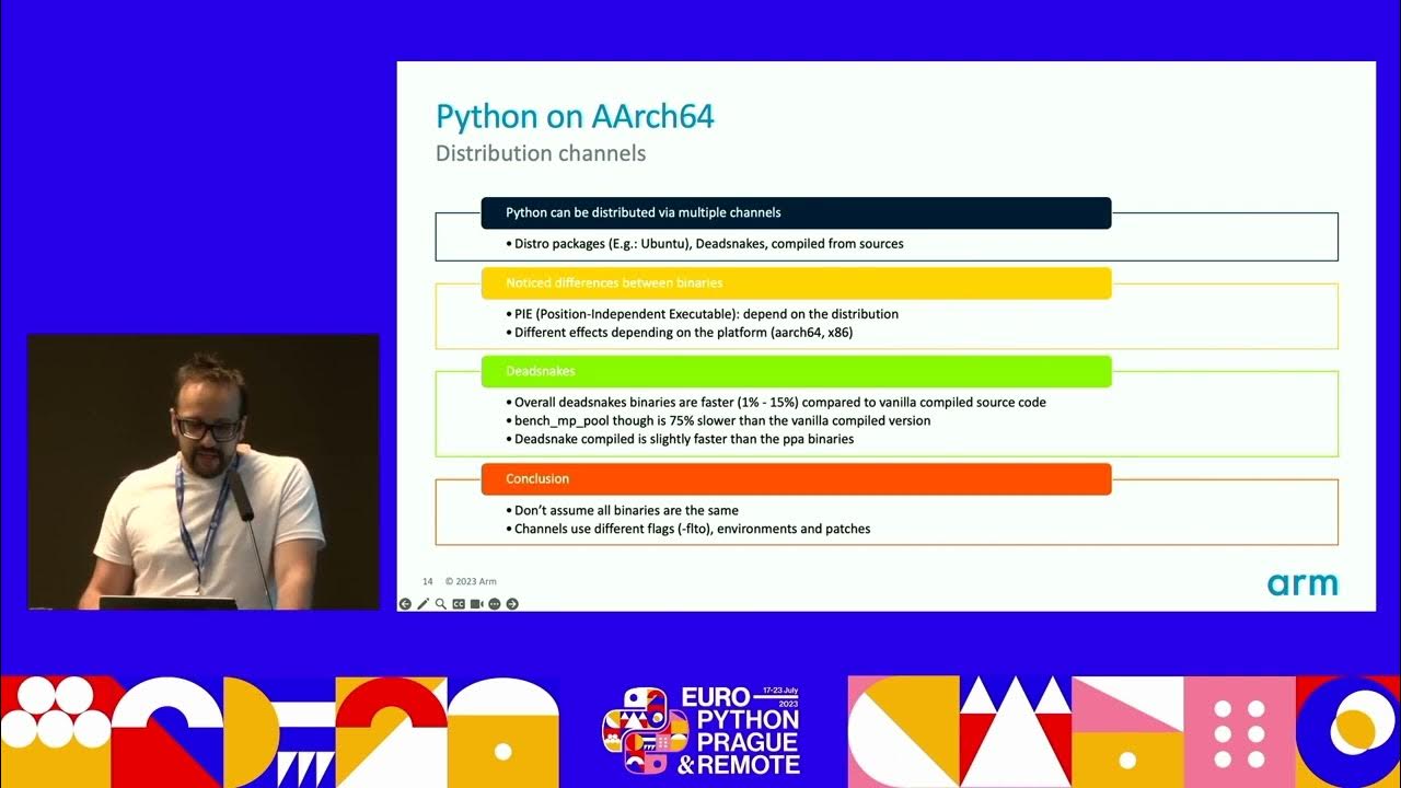 diegor's tweet card. Python on Arm architecture — Diego Russo