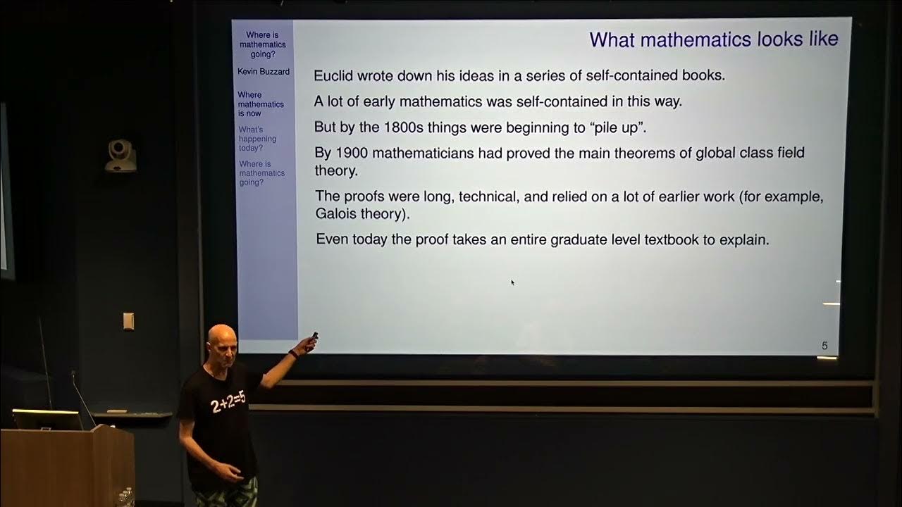 albertwenger's tweet card. Kevin Buzzard - Where is Mathematics Going? (September 24, 2025)