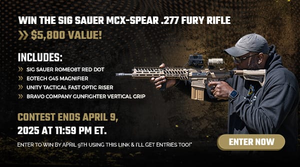 DemaagdR's tweet card. Win The Sig Sauer MCX-SPEAR .277 Fury Rifle