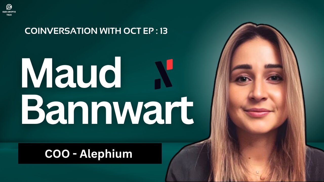 ourcryptotalk's tweet card. Deep Dive into Alephium: Insights from COO Maud Bannwart