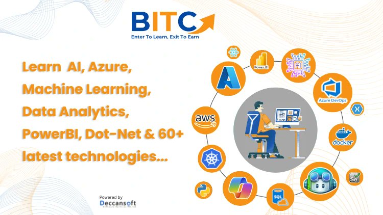 deccansoft's tweet card. Learn Azure and Cloud Computing Courses - Master Azure, AI/ML, DevOps, and more from industry experts. Learn from beginner to advanced levels at BestITCourses