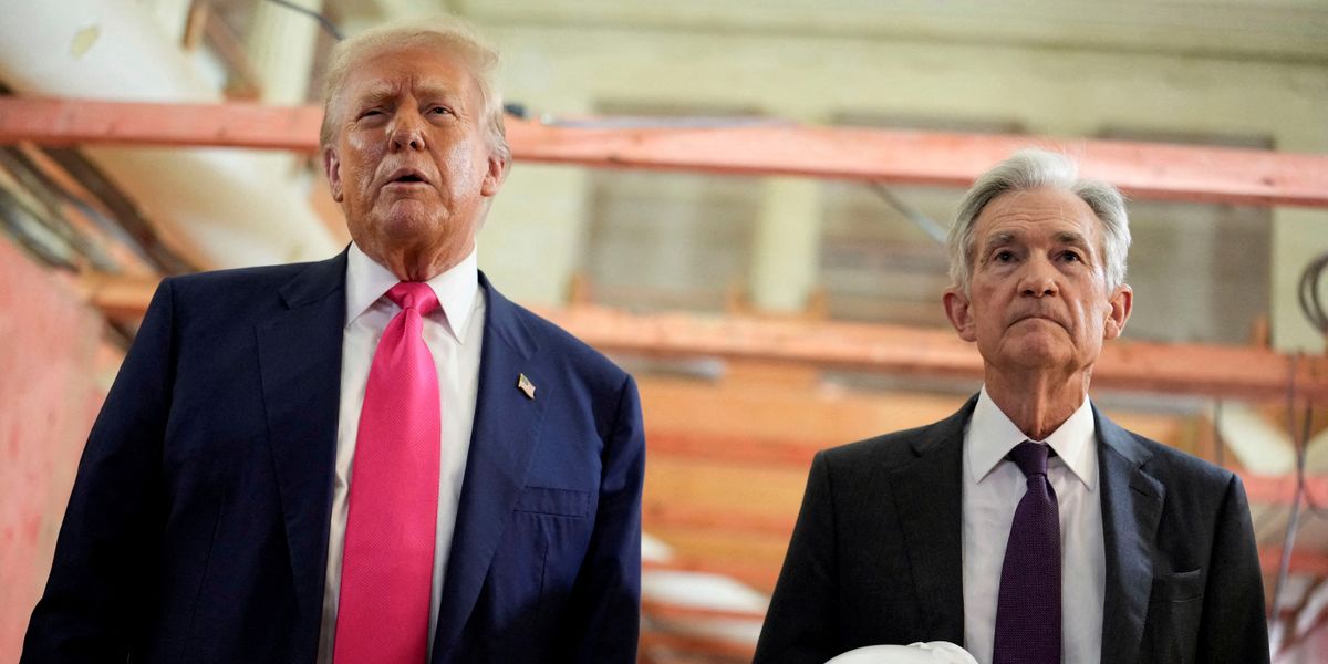 SPIEGEL_English's tweet card. Donald Trump's continued attacks on Federal Reserve chief Jerome Powell threaten the pillars of the U.S. economy. He could be planning a complete MAGA takeover of monetary policy.