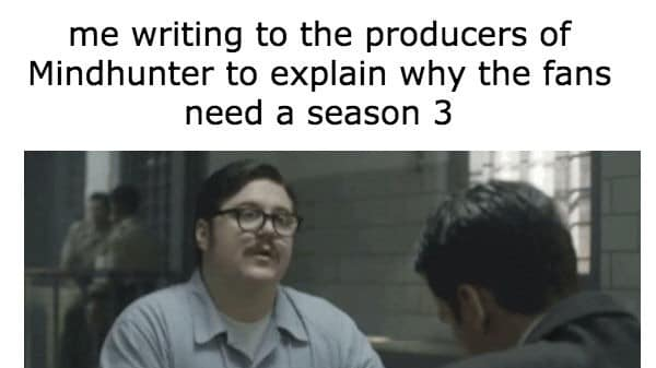 tom_swift's tweet card. Production and Completion of Mindhunter (Netflix) Season 3.