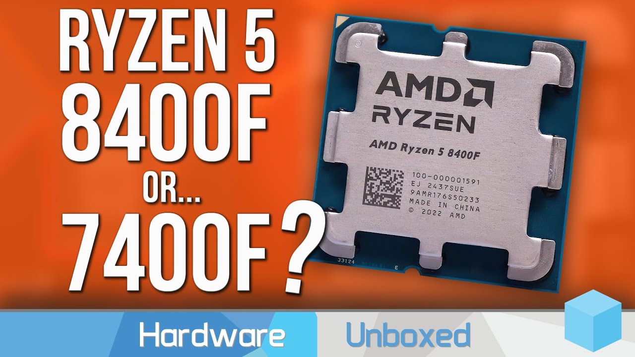 HardwareUnboxed's tweet card. Ryzen 5 Roundup: 8400F vs. 7400F vs. 7500F vs. 7600 vs. 7600X vs....
