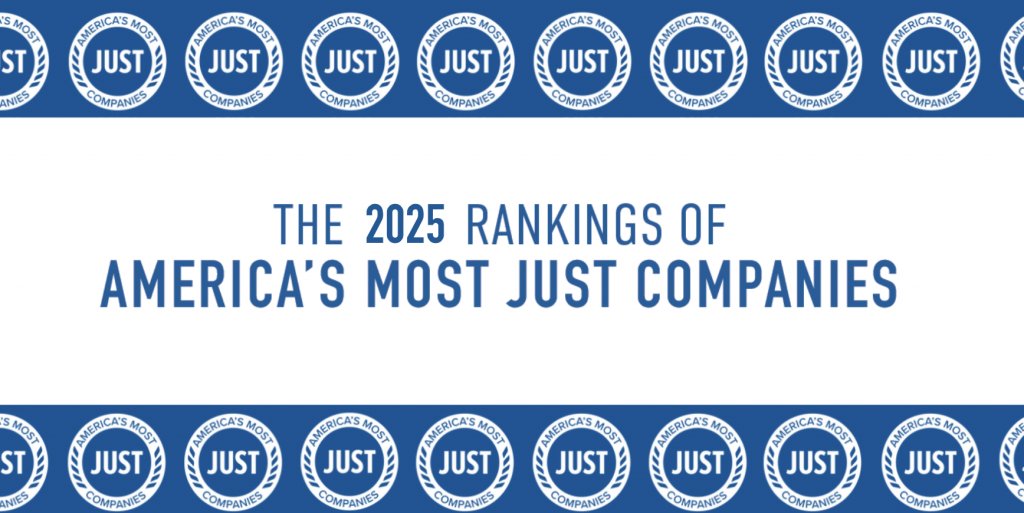 ReputationRx's tweet card. 2025 Rankings — JUST Capital