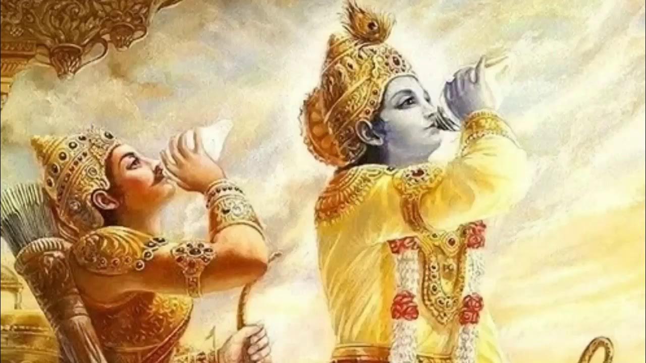0xffcourse's tweet card. Yada Yada hi Dharmasya | Mahabharat shlok | Mahabharat song | BR...