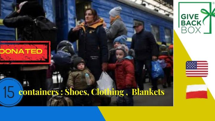 GiveBackBox's tweet card. As of today, Poland has over 2,7 million refugees from Ukraine. They … Give Back Box needs your support for Adopt a container for Ukrainian Refugees in Poland