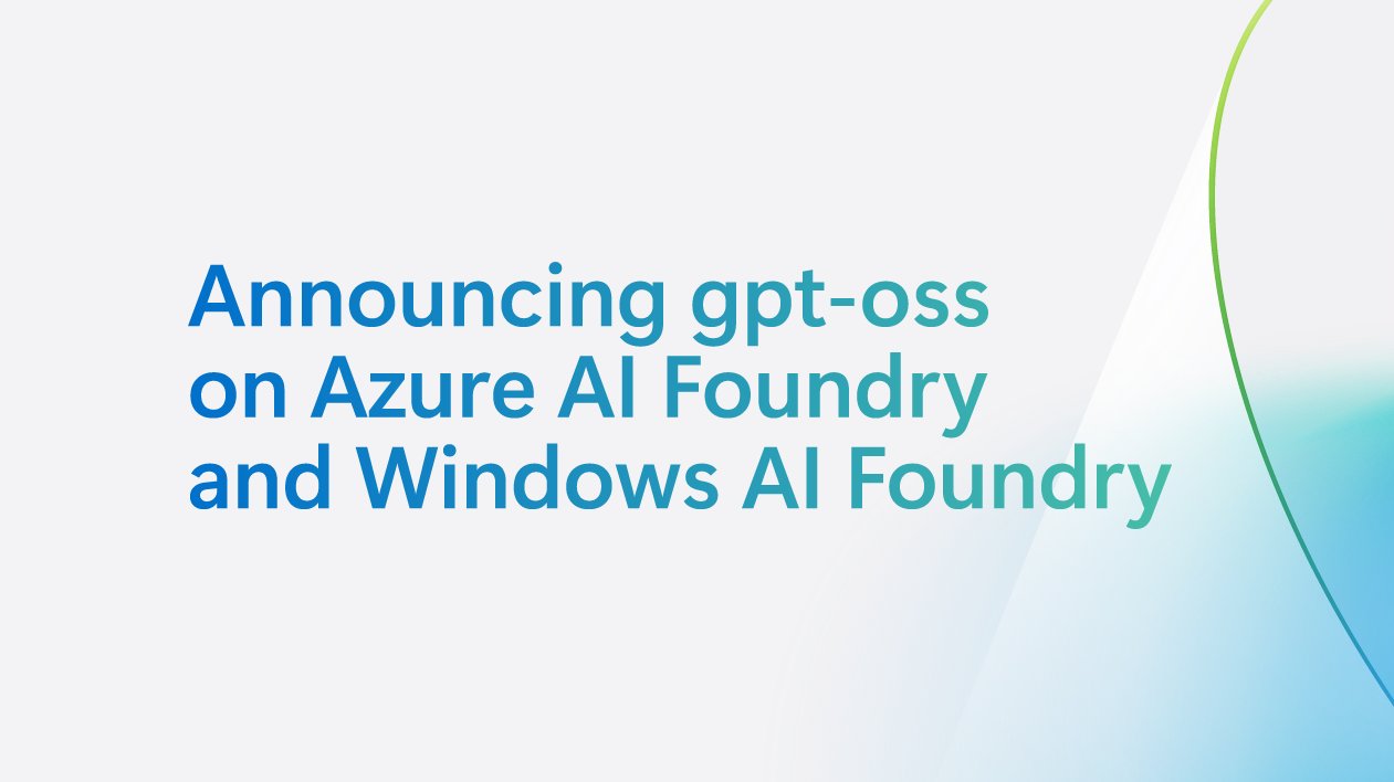 satyanadella's tweet card. OpenAI’s gpt‑oss models gives developers and enterprises the ability to run, adapt, and deploy OpenAI models on their own terms. Learn more.