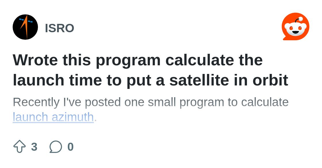 r_isro's tweet card. Explore this post and more from the ISRO community