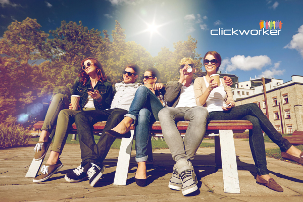 carlos_f1tness's tweet card. Recebeu um convite para se juntar ao Clickworker.