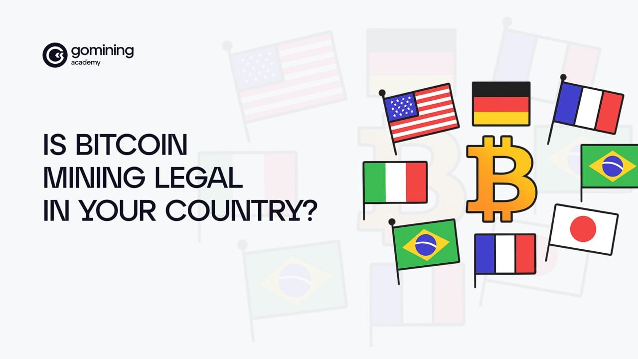 GoMining_token's tweet card. Is Bitcoin mining legal in your country? GoMining Academy explores crypto mining laws worldwide to help you mine legally and avoid penalties in 2025.