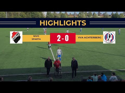 JaapVoetbal001's tweet card. Highlights NIVO Sparta - VVA Achterberg.