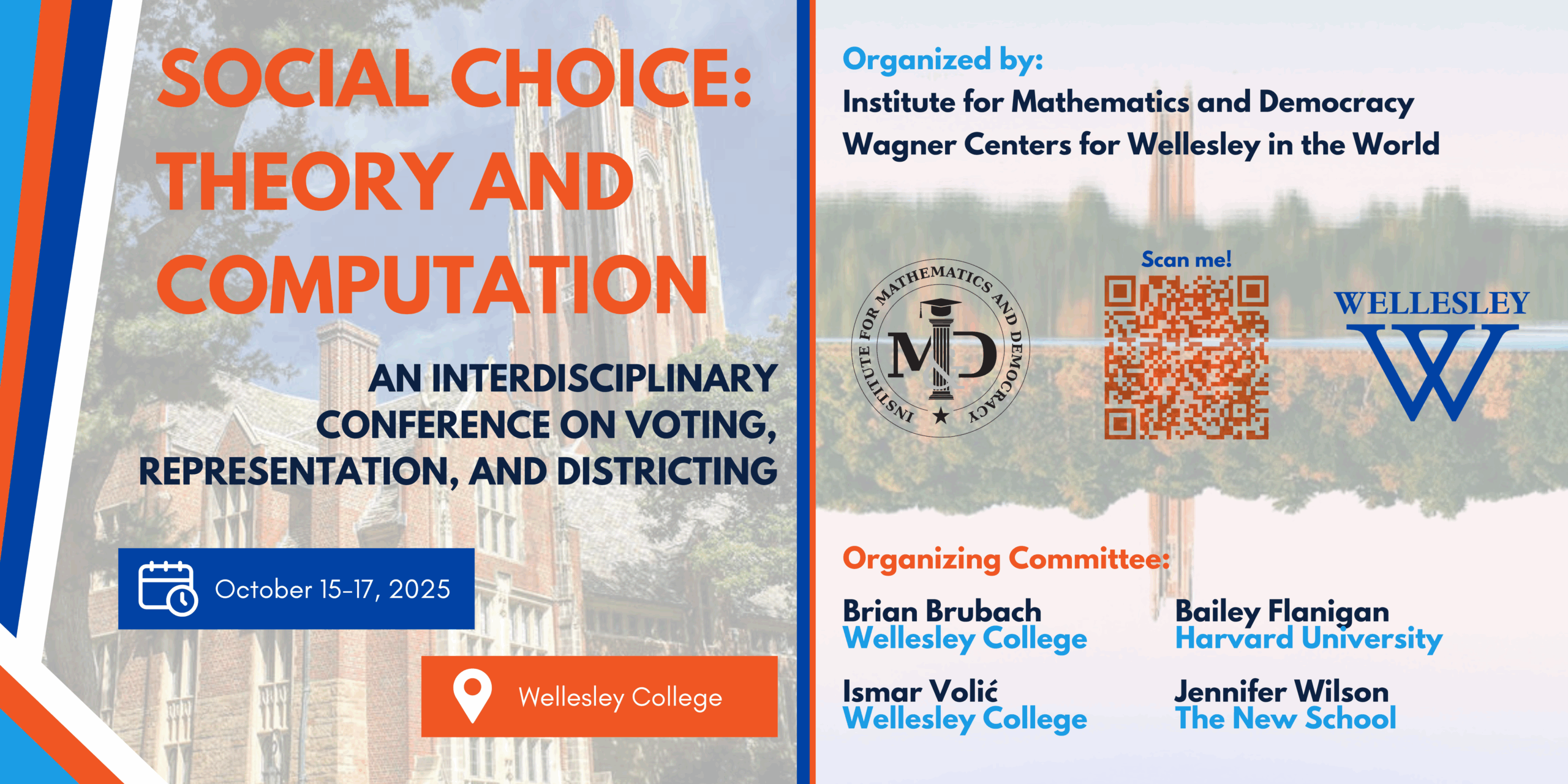 Inst_Math_Dem's tweet card. The deadline to register for the Institute for Mathematics and Democracy’s upcoming conference on “Social Choice: Theory and Computation” is rapidly approaching on September 1, 2025. Please visit the...