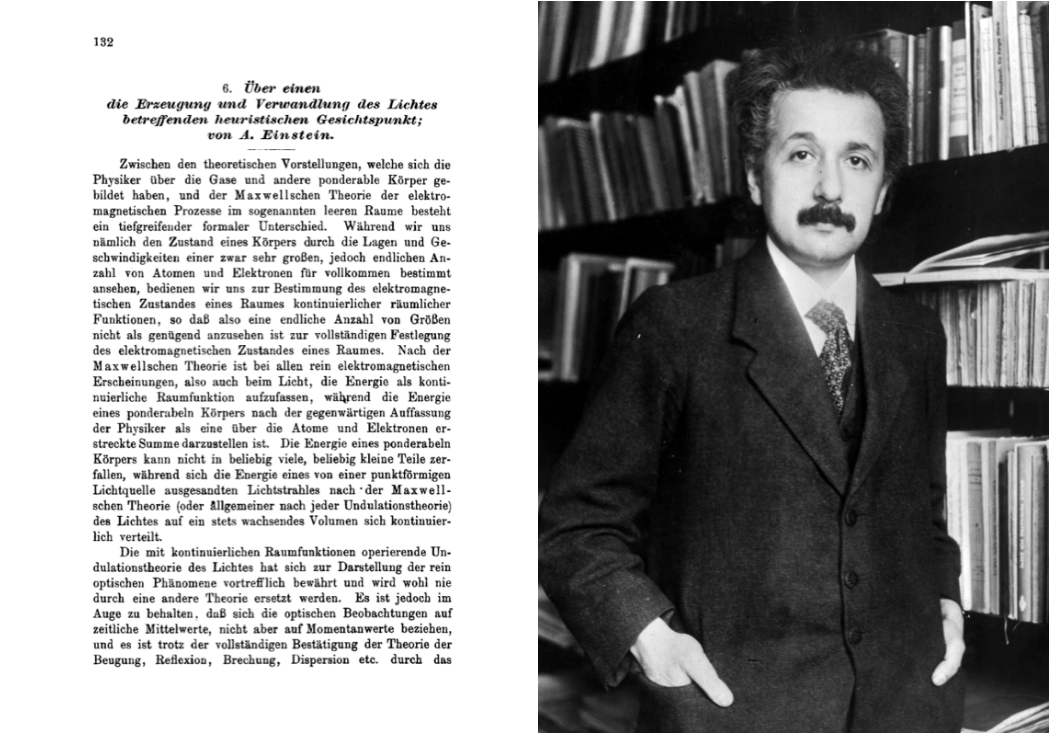 Cantor_Paradise's tweet card. The paper that earned Einstein the Nobel Prize