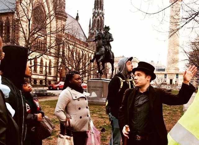 ADOSMD's tweet card. ‘Tis the season for guided walks around historical sites known to have been frequented by spirits.
