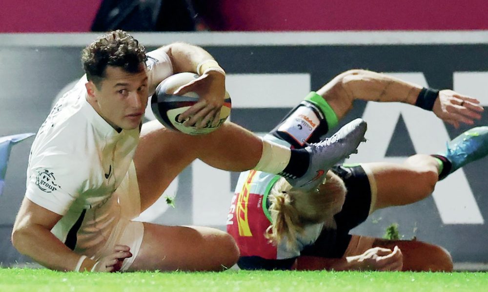 TheRugbyPaper's tweet card. Champions Bath hit the accelerator firmly after half time with a five-try burst to leave Harlequins for dead although a brace of late tries added a little respectability for the home side.