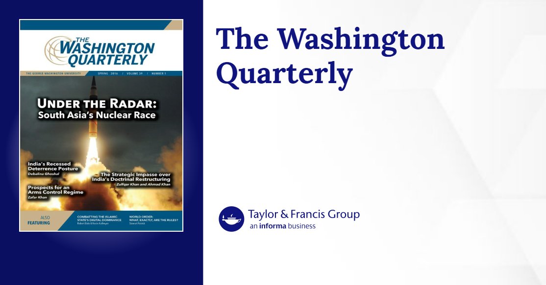 KCL_CSSS's tweet card. Published in The Washington Quarterly (Vol. 48, No. 1, 2025)