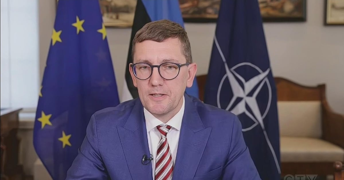 KristenMichalPM's tweet card. Estonian Prime Minister Kristen Michal talks about ‘Putin’s narratives’ amid accusations that Russia is violating European airspace.