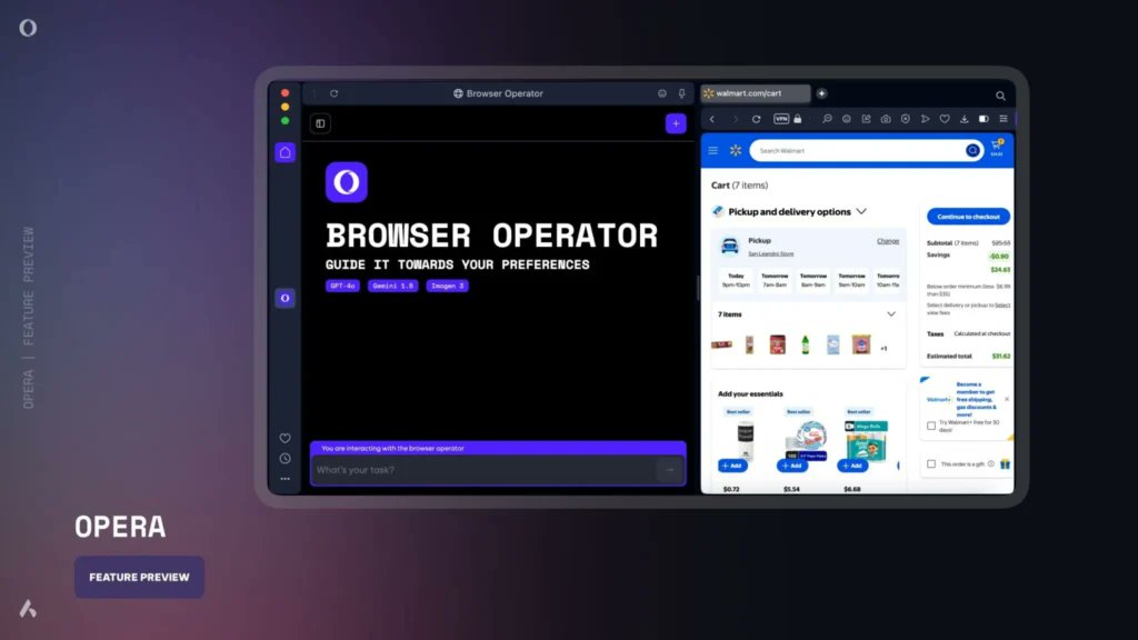 cybercalm_org's tweet card. Команда розробників веб-браузера Opera зробила революційний крок у світі технологій, представивши Browser Operator — першого ШІ-агента, інтегрованого в