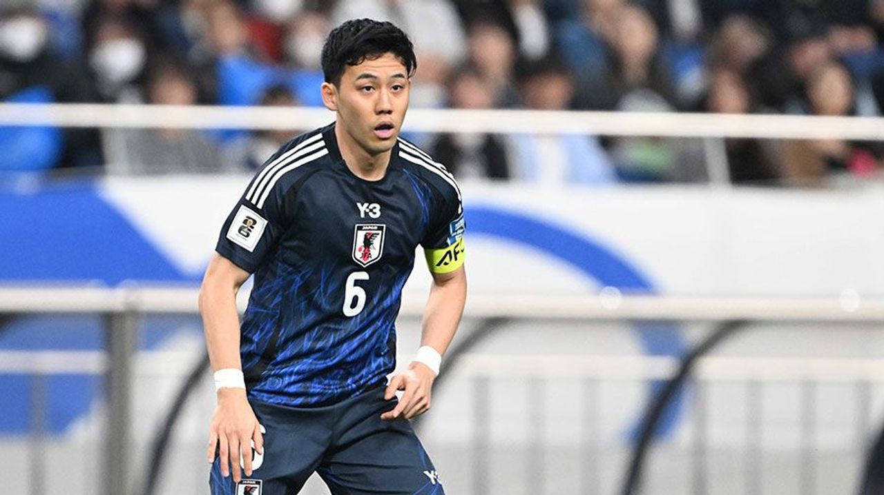 YahooNewsTopics's tweet card. JFAが正式発表　日本サッカー協会（JFA）は10月6日、キリンチャレンジカップ2025に臨む日本代表において、MF遠藤航（リバプール）が怪我のため不参加となると発表した。