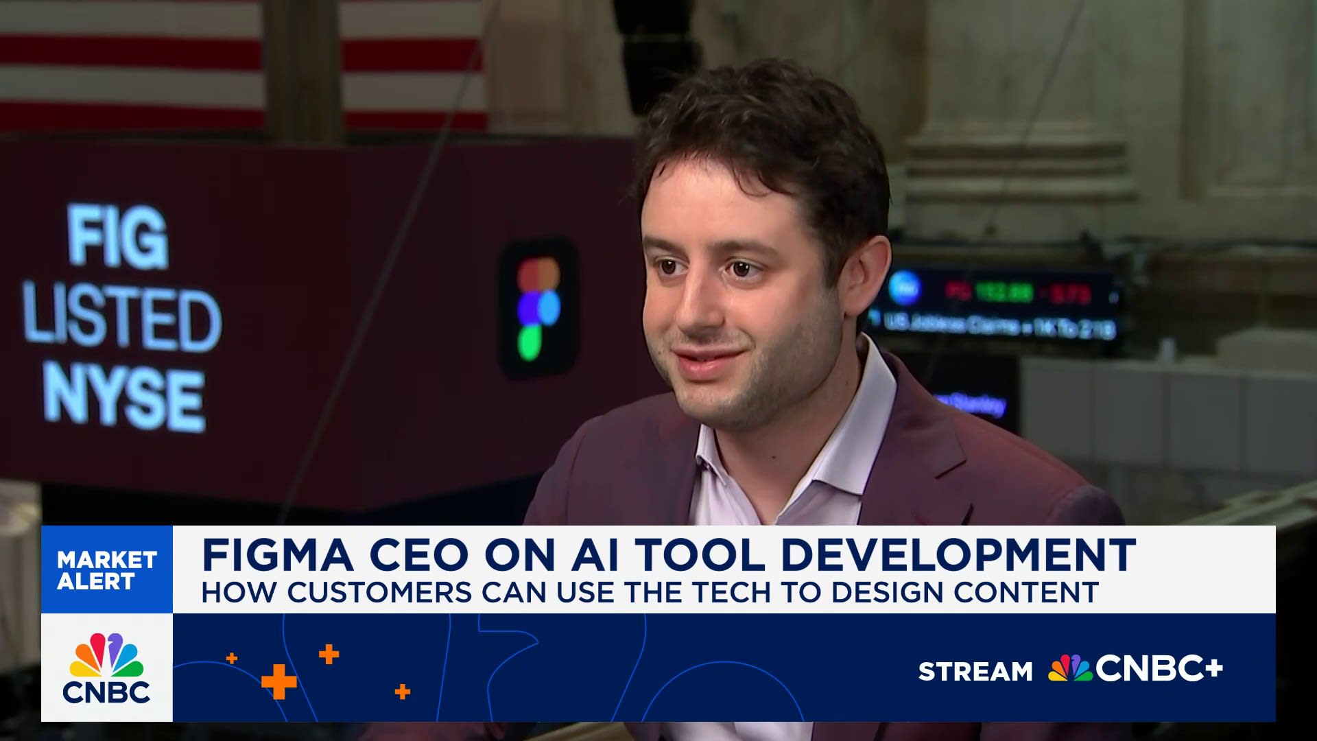 zoink's tweet card. Figma co-founder and CEO Dylan Field joins 'Squawk Box' to discuss the company's IPO debut, what the company does, the idea behind going public now, implementation of AI, M&A outlook, and more.
