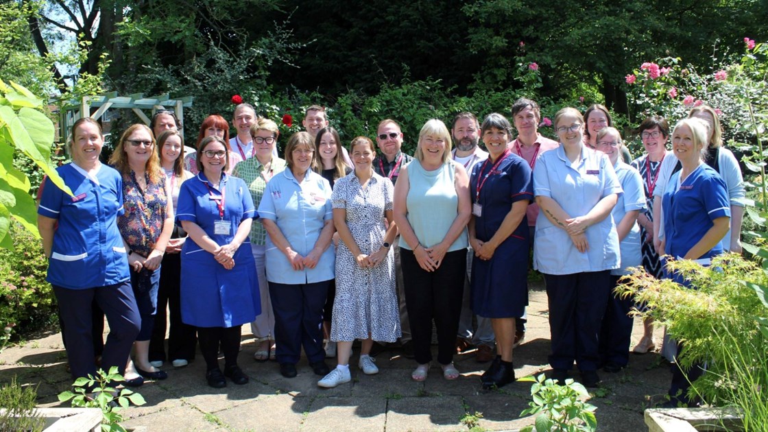 KHHospice's tweet card. Katharine House Hospice - Stafford