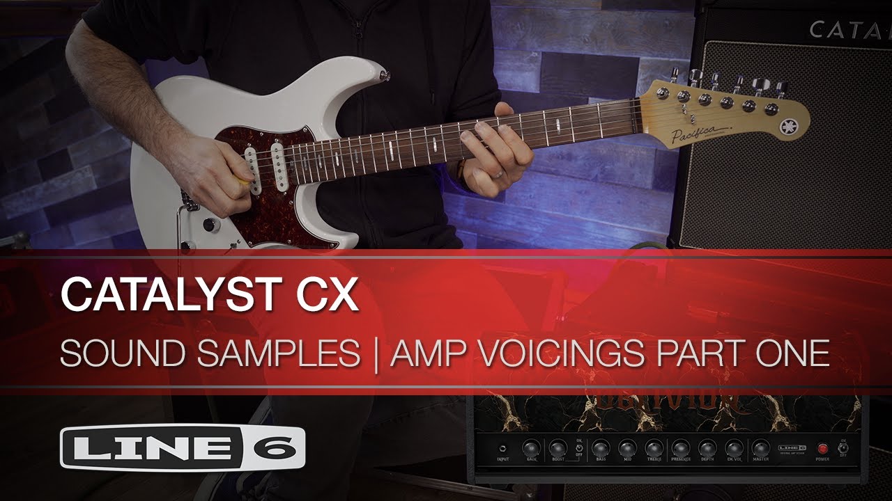 Line6's tweet card. Line 6 | Catalyst CX | Sound Samples | Amp Voicings Part One