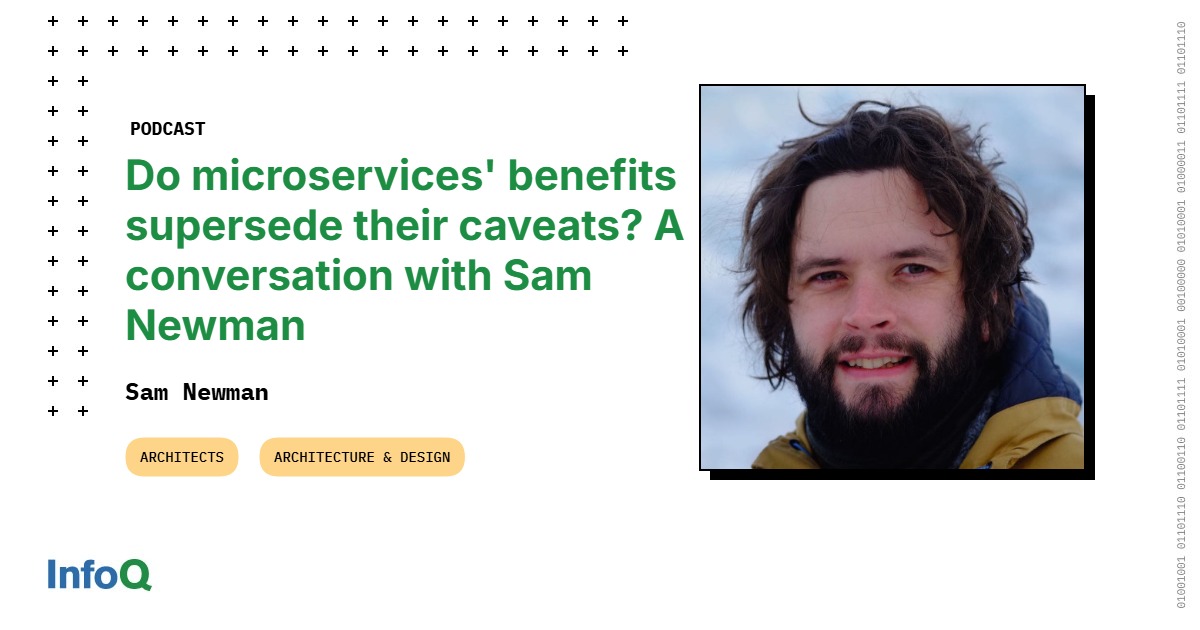 NaveenS16's tweet card. Sam Newman, one of the pioneers of microservices, encourages architects to use distributed systems as a last resort architecture. He stresses the importance of focusing on the desired outcome and...