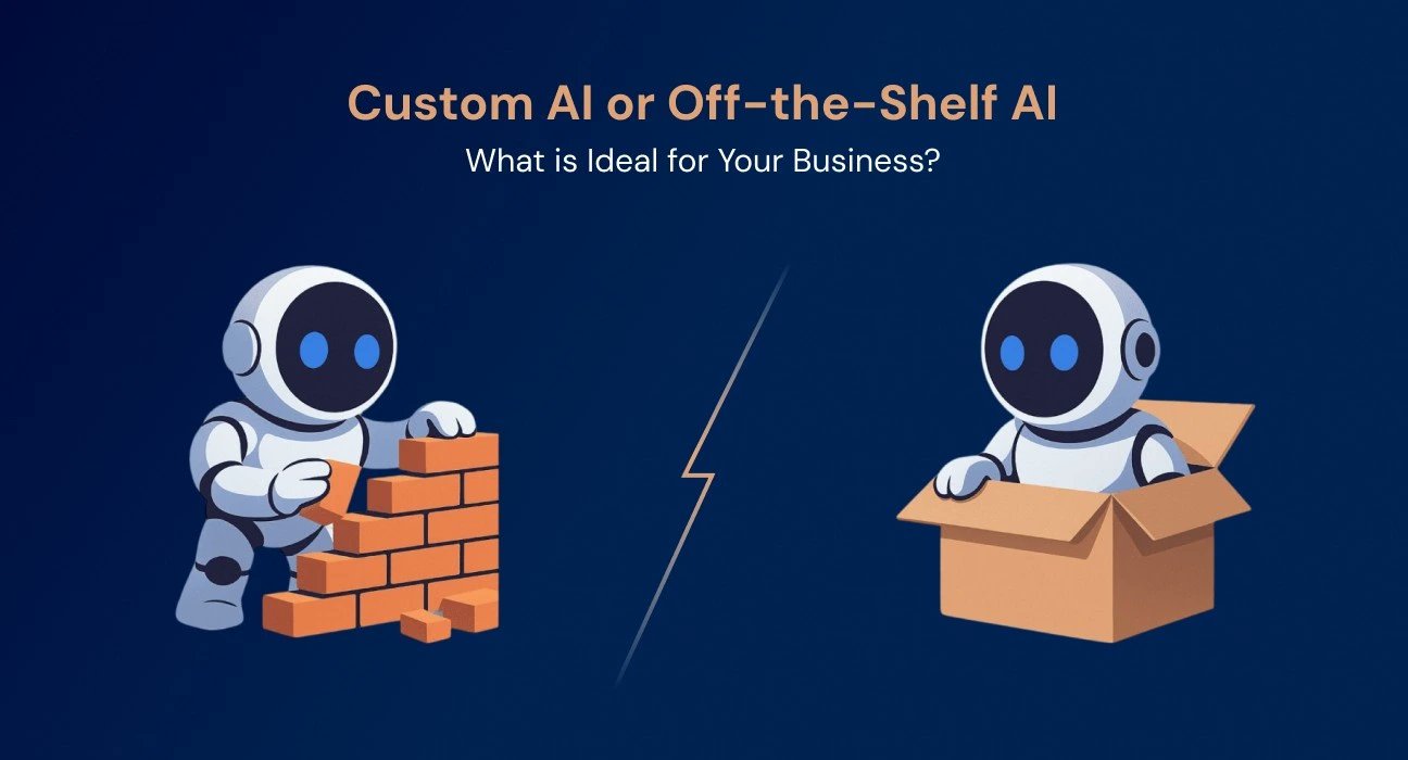 ll_technolab's tweet card. Are you confused about choosing the ideal one for your business? Then explore this guide, and learn about custom AI or Off-the-Shelf AI, which one is best.