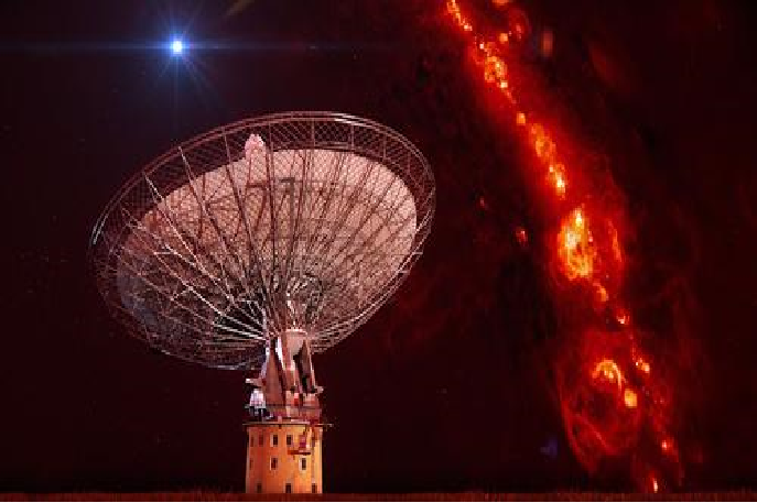OrgPhysics's tweet card. This is the first time that scientists have discovered a signal coming from a galaxy 9 billion light years from Earth. The radio signal was detected by Pune, India's giant VHF radio telescope. The...