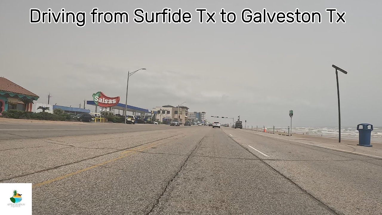 Michael31014297's tweet card. A Beautiful Drive from Surfside Tx to Galveston Tx A real time...