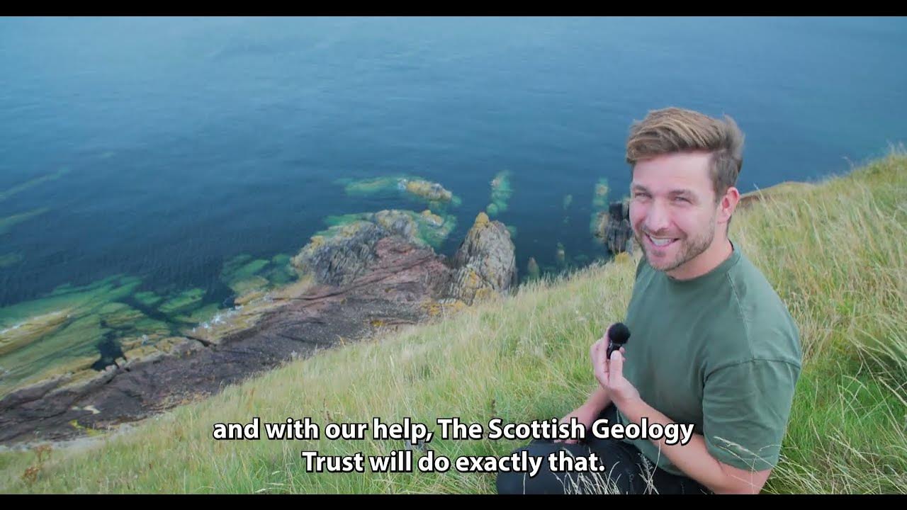 scottishgeology's tweet card. Help us build a Deep Time Trail at Siccar Point