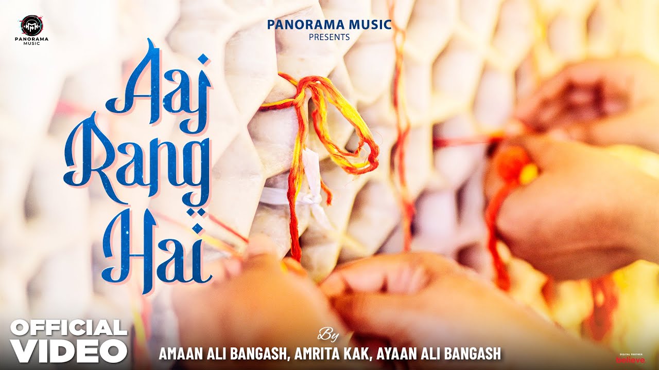 binaakak's tweet card. Aaj Rang Hai - (Song) | Amaan Ali Bangash, Amrita Kak, Ayaan Ali...