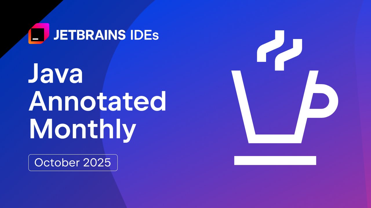 intellijidea's tweet card. Check out the October edition of Java Annotated Monthly by JetBrains.