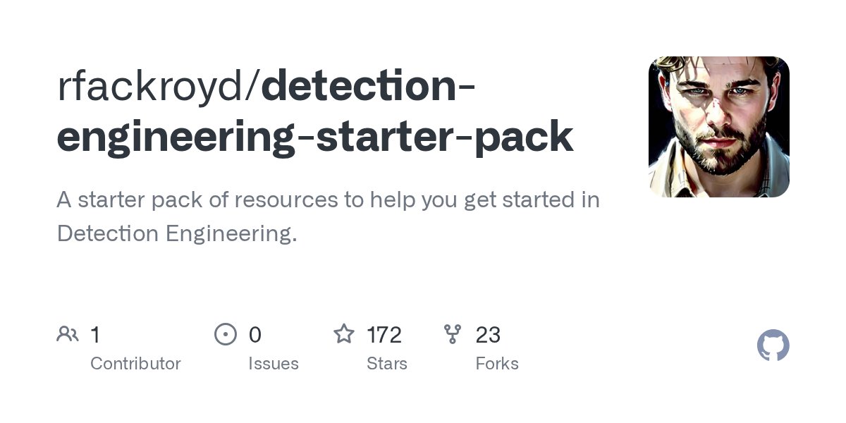 DEATHCon2025's tweet card. A starter pack of resources to help you get started in Detection Engineering. - rfackroyd/detection-engineering-starter-pack