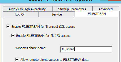 sqlbuffet's tweet card. The first of a two-part article describing how to enable, configure and use FILESTREAM in SQL Server.