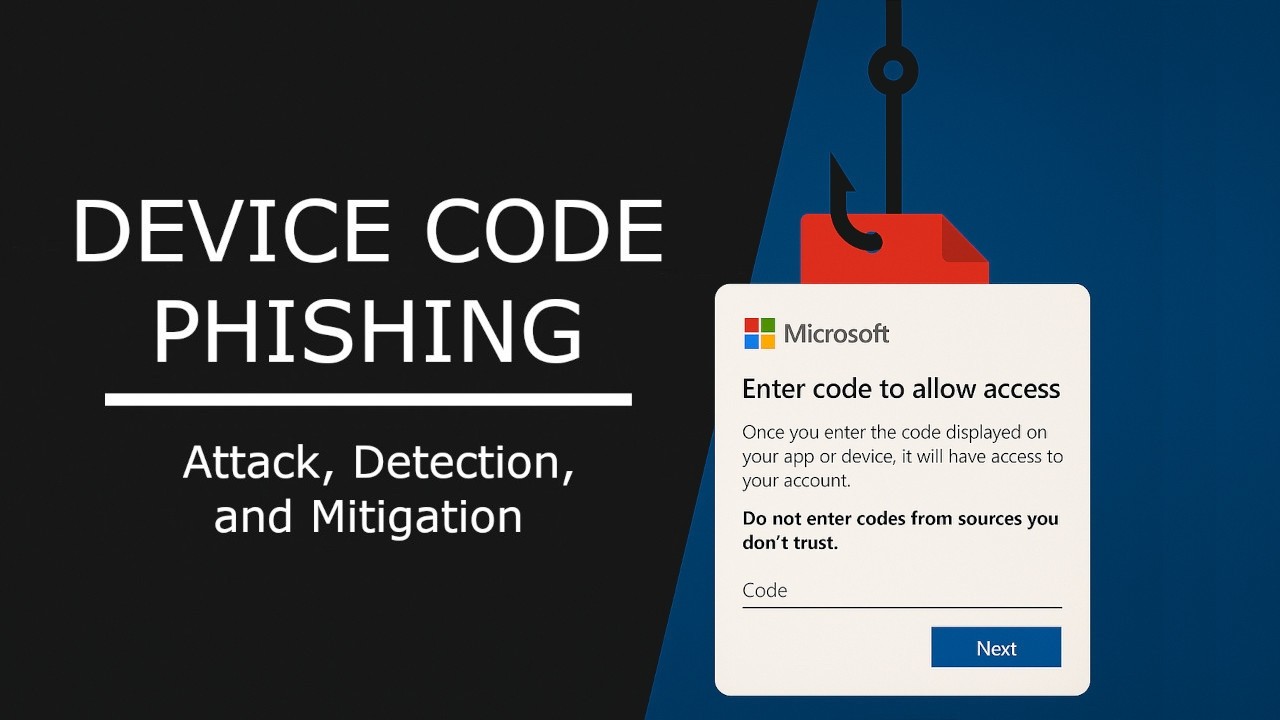 ippsec's tweet card. Device Code Login Phishing Presentation Attack, Detect, Mitigate