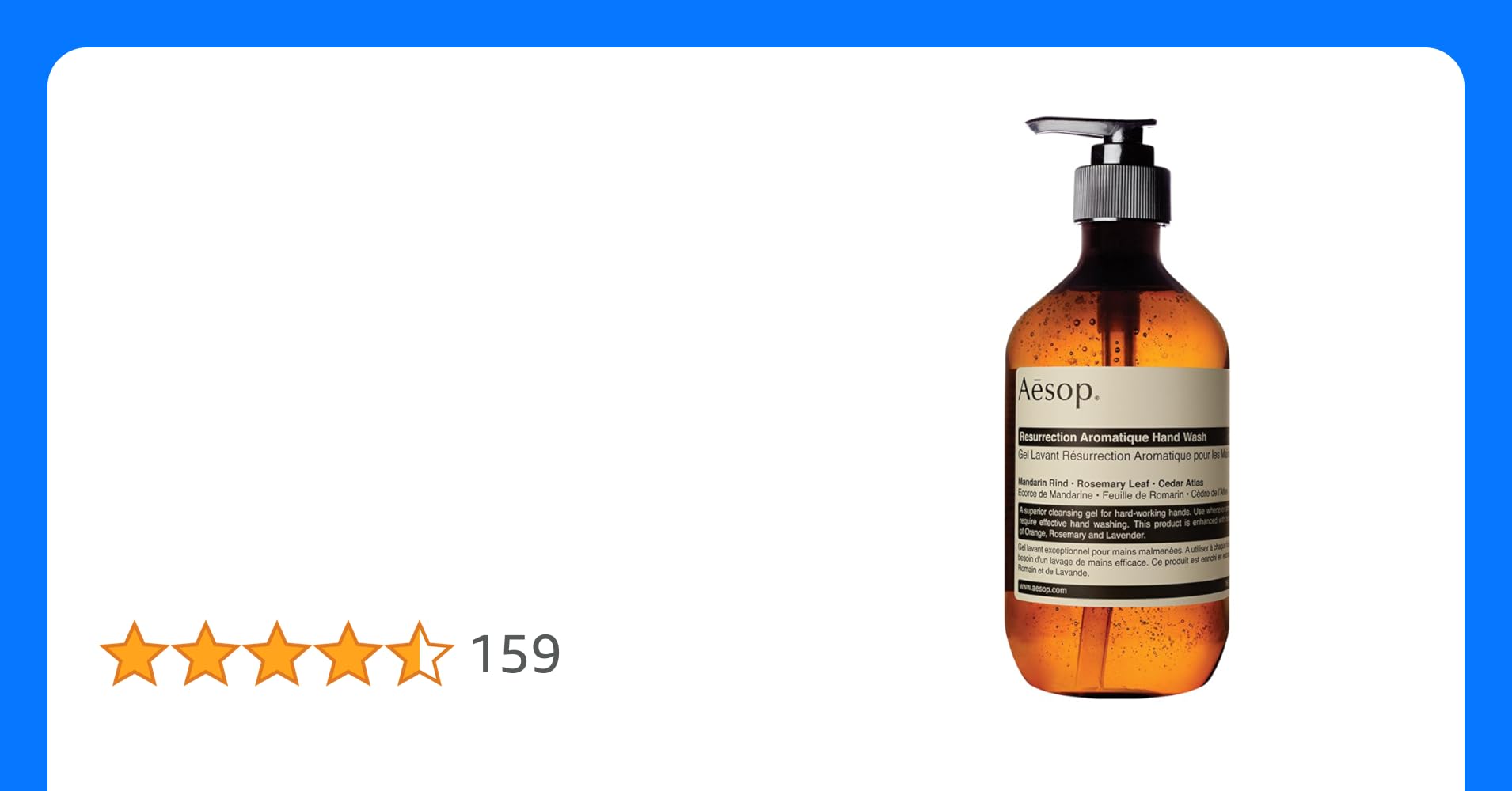 line_meets's tweet card. イソップ(Aesop) レスレクション ハンドウォッシュ 500ml [並行輸入品]